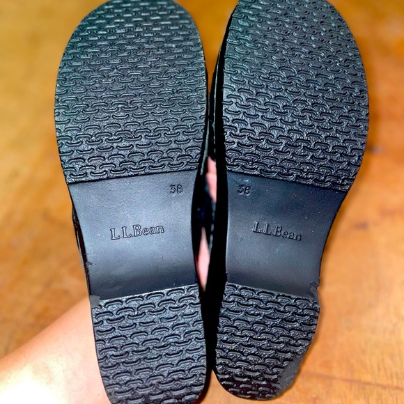 L.L.Bean Women’s Slip On Clogs Black US 7 EU 38 Like New! 2” Heel - Picture 15 of 15